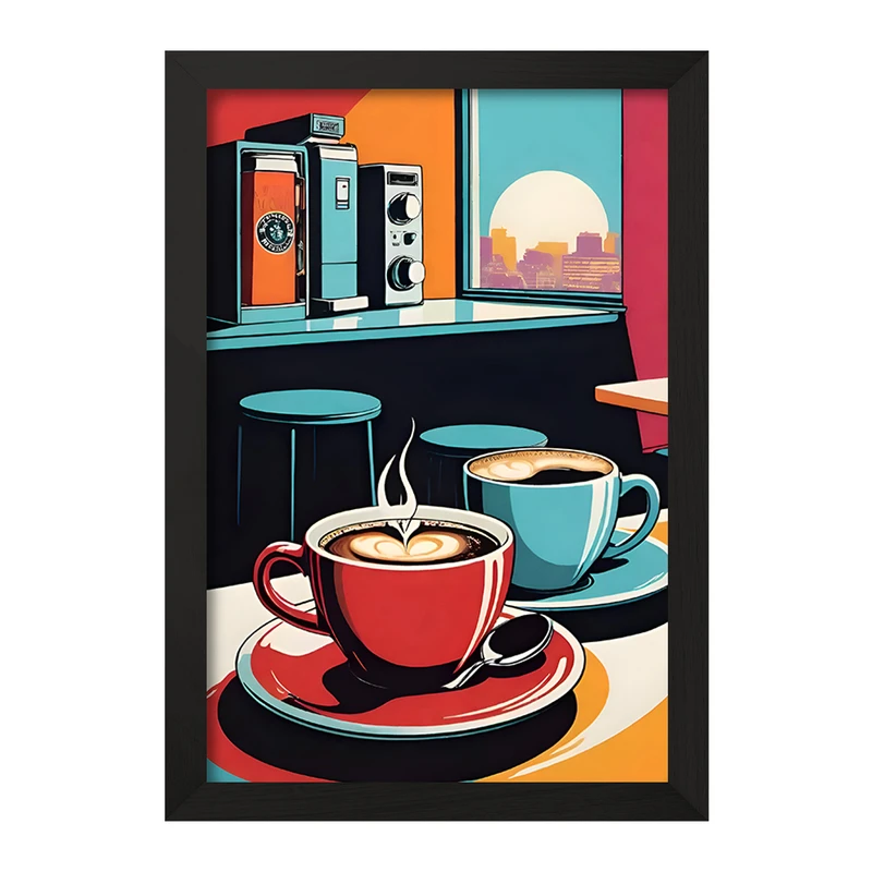 تابلو خندالو مدل قهوه کد F10399