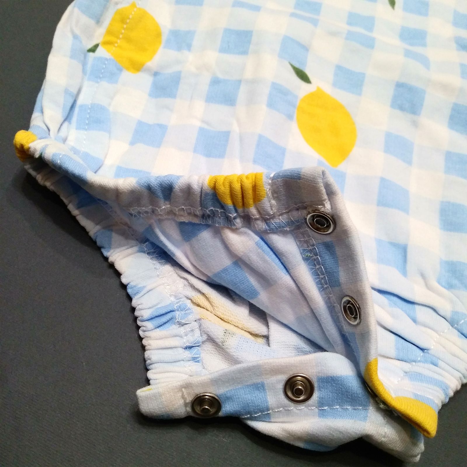 ست تی شرت و سرهمی نوزادی کارترز طرح Lemon کد M606 -  - 9