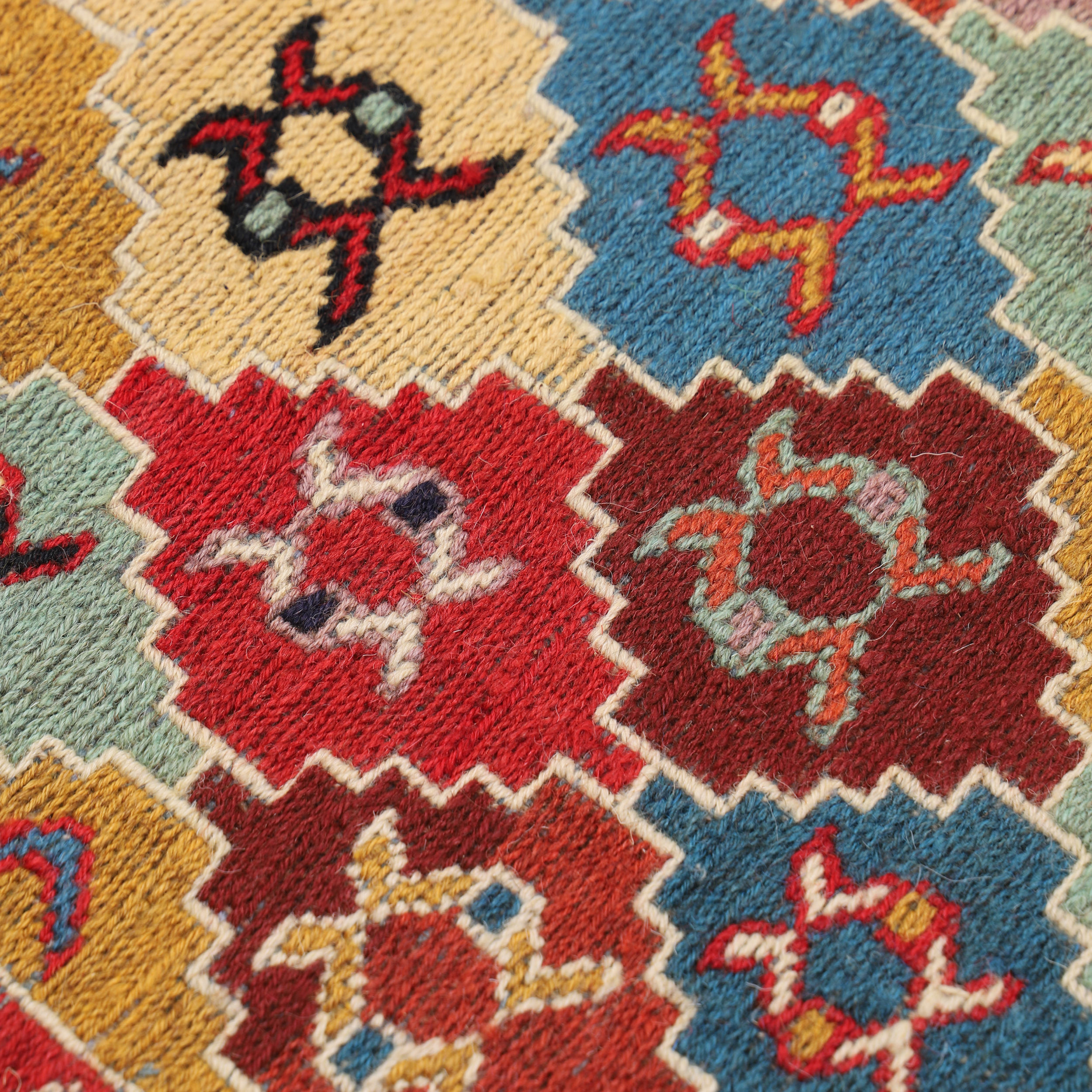 گلیم دستبافت یک متری مدل ورنی کد 4020653