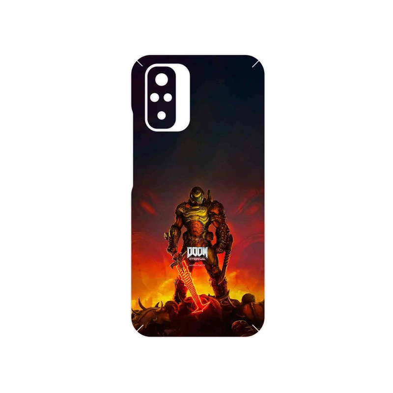 برچسب پوششی ماهوت مدل DOOM Game Series مناسب برای گوشی موبایل شیائومی Redmi Note 10