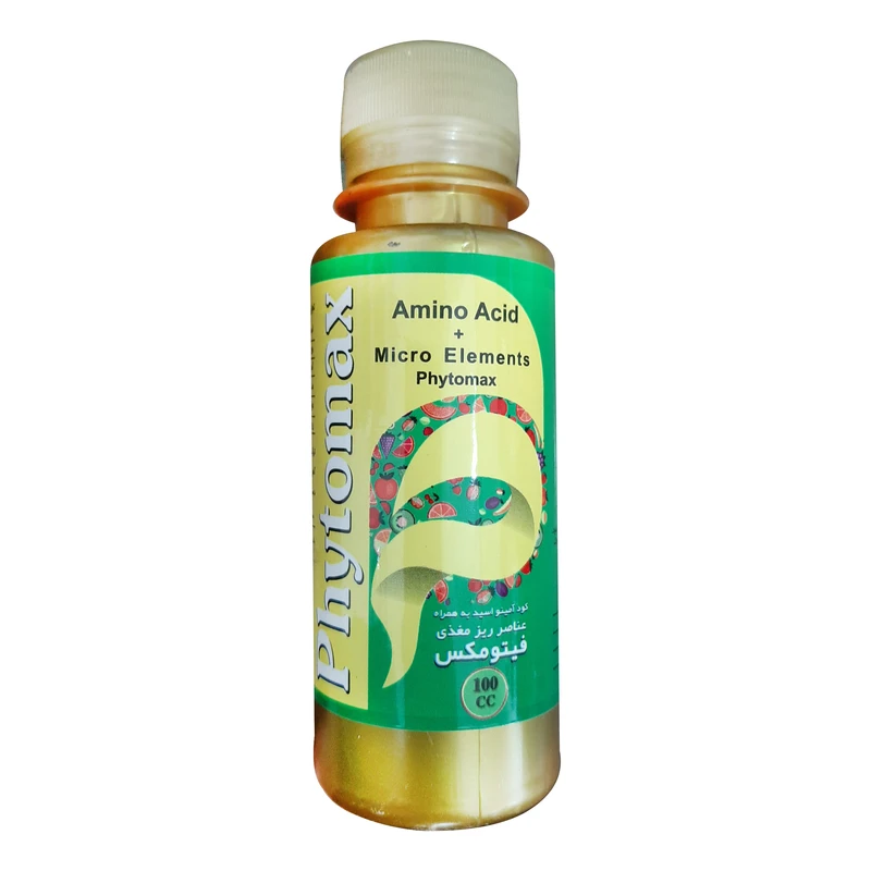 کود آمینواسید مایع فیتومکس مدل ضد تنش حجم 100 میلی لیتر