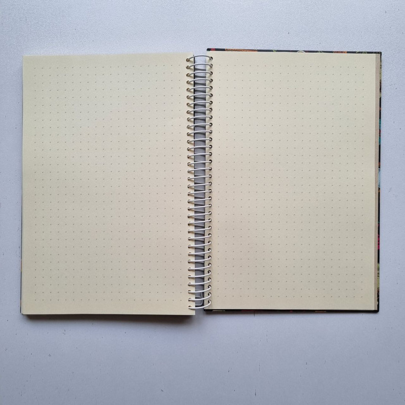 دفتر نقطه ای 100برگ طرح دخترانه عتیقه جات کد ROSN-117