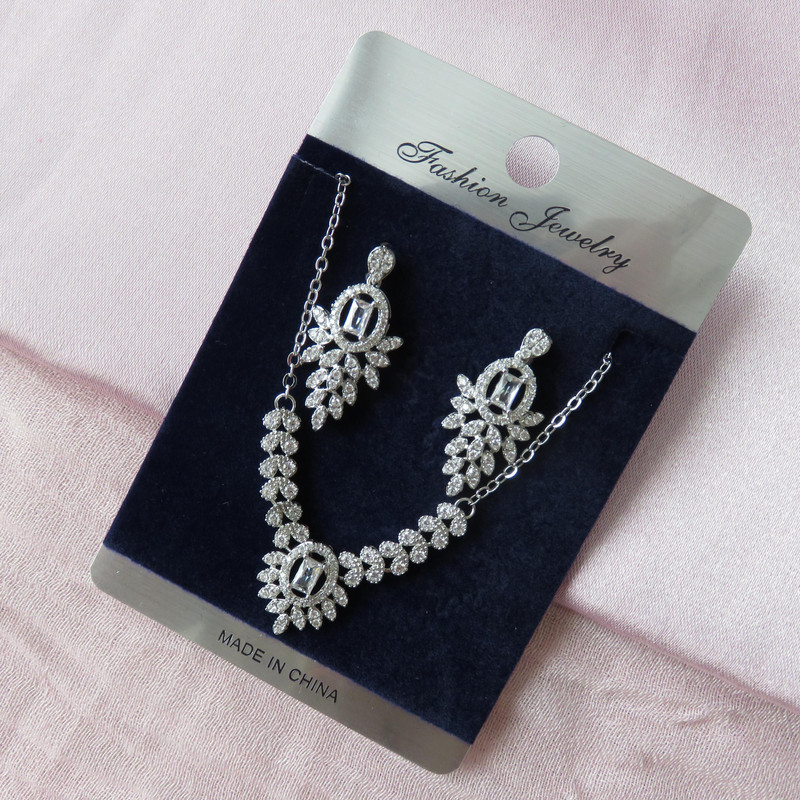 نیم ست زنانه فشن جویلری مدل Aria luxe کد FJ21