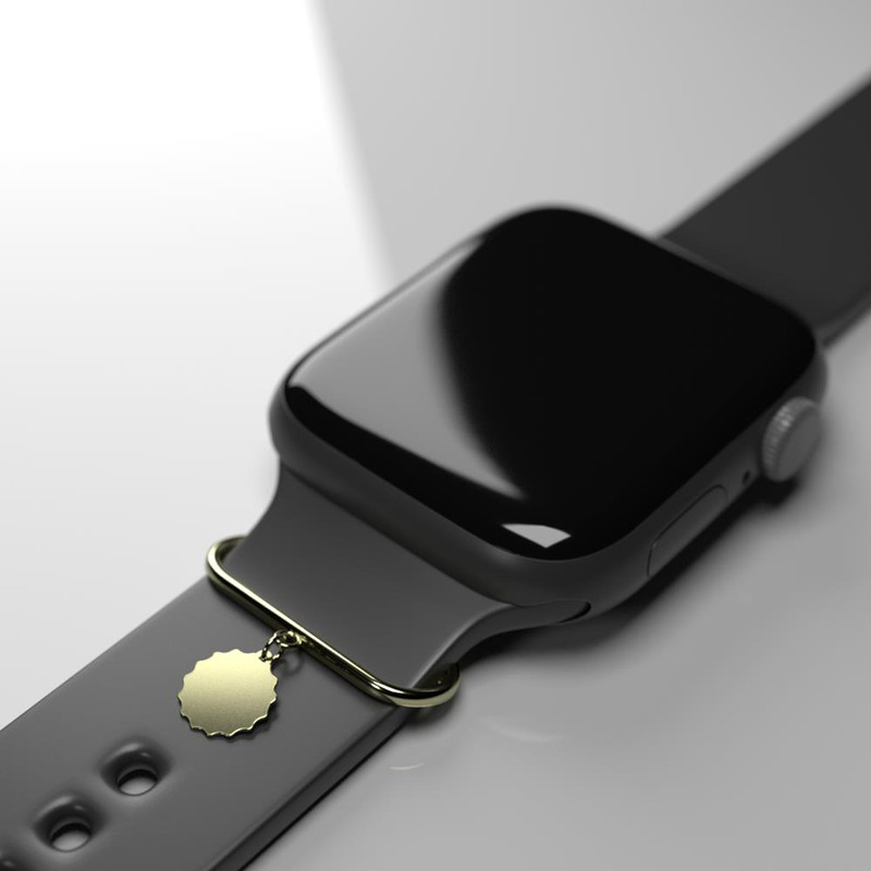 آویز ساعت طلا 18 عیار زنانه مدوپد مدل ستاره کد SK1-1225