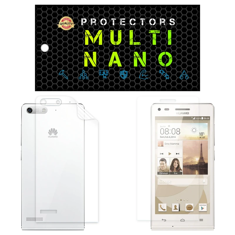  محافظ صفحه نمایش مولتی نانو مدل X-SFT مناسب برای گوشی موبایل هوآوی Ascend G6 به همراه محافظ پشت