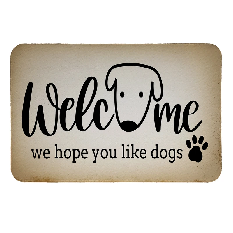 پادری طرح welcome کد 9545 سایز 50 × 70 سانتی متر