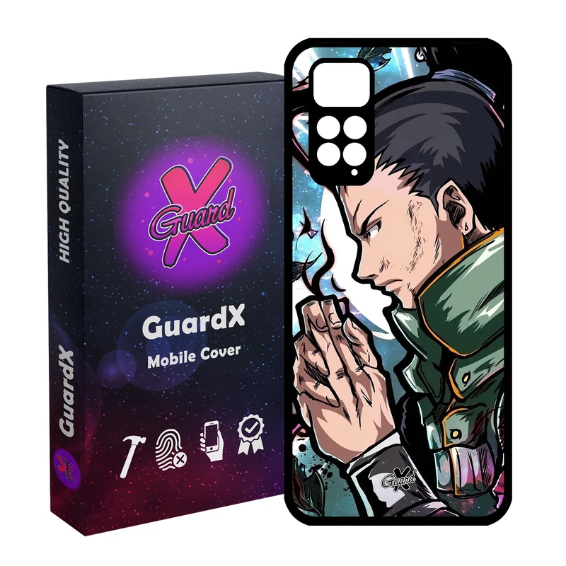 کاور گارد ایکس طرح شیکامارو انیمه مدل Glass10594مناسب برای گوشی موبایل شیائومی Redmi Note 11S/ Note 11 4G