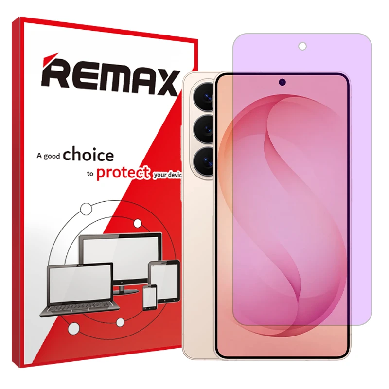 محافظ صفحه نمایش فیلتر بنفش ریمکس مدل هیدروژلی مناسب برای گوشی موبایل سامسونگ Galaxy S26 Ultra