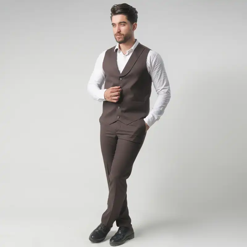 ست کت و شلوار و جلیقه مردانه مدل فاستونی 6-6