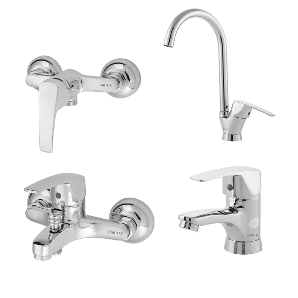 ست شیرآلات فاخته مدل مارگارت پلاس مجموعه 4 عددی