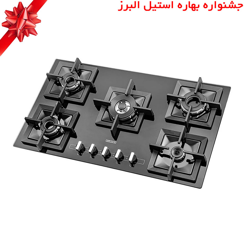 اجاق گاز صفحه ای استیل البرز مدل G5913