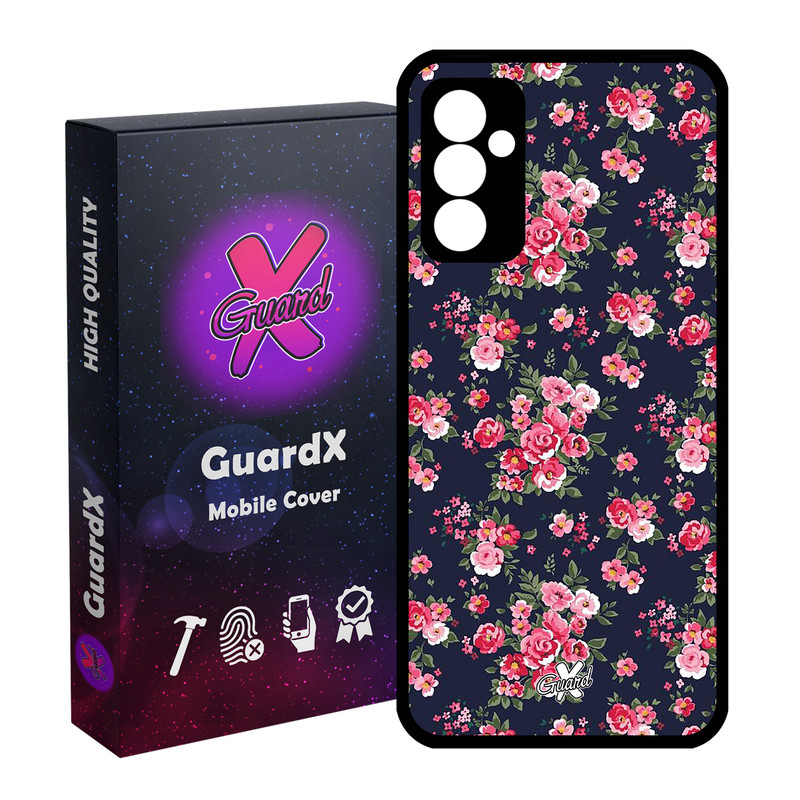 کاور گارد ایکس طرح Flower مدل Glass10130 مناسب برای گوشی موبایل سامسونگ Galaxy A55 / A55 5G