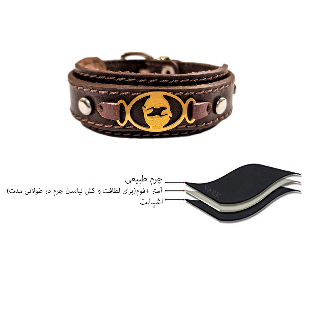 دستبند چرم وارک طرح اسفند مدل آماندا کد rb258 دستبند چرم وارک طرح اسفند مدل آماندا کد rb258