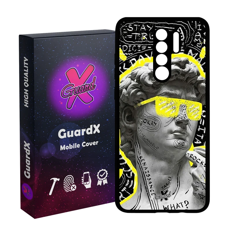 کاور گارد ایکس طرح Art مدل Glass10436 مناسب برای گوشی موبایل شیائومی Redmi 9/Redmi 9 Prime/Poco M2