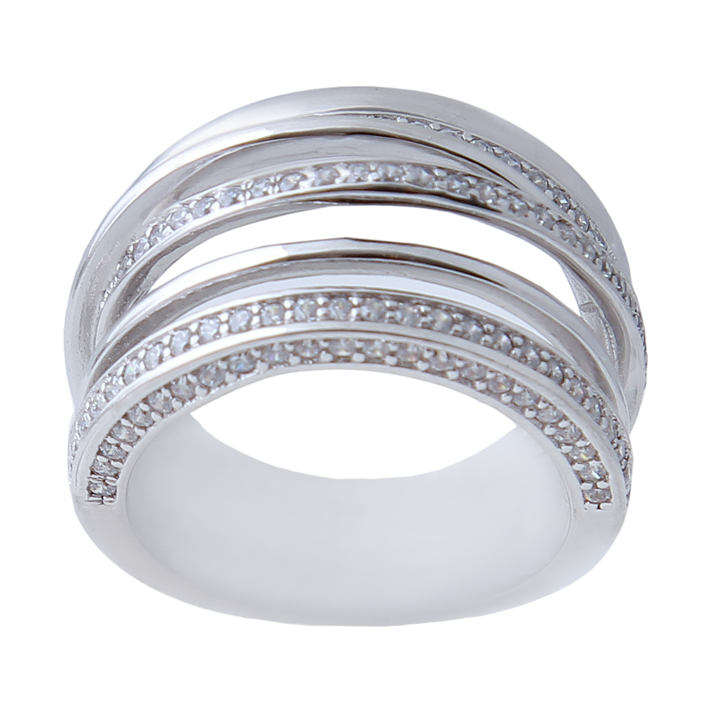  انگشتر نقره زنانه بازرگانی میلادی کد AWR_641