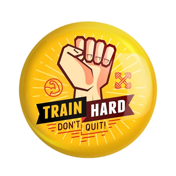 مگنت خندالو طرح Train Hard کد 10042