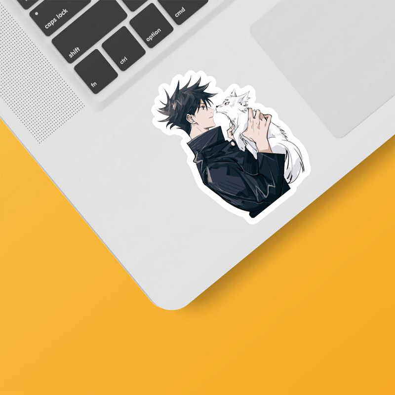 استیکر لپ تاپ و موبایل بووم طرح Anime Jujutsu Kaisen مدل Megumi کد TR107