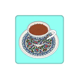 زیرلیوانی طرح فنجان چای  کد 4076840