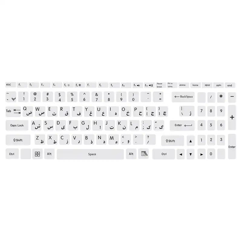 برچسب حروف فارسی کیبورد مدل T-kh