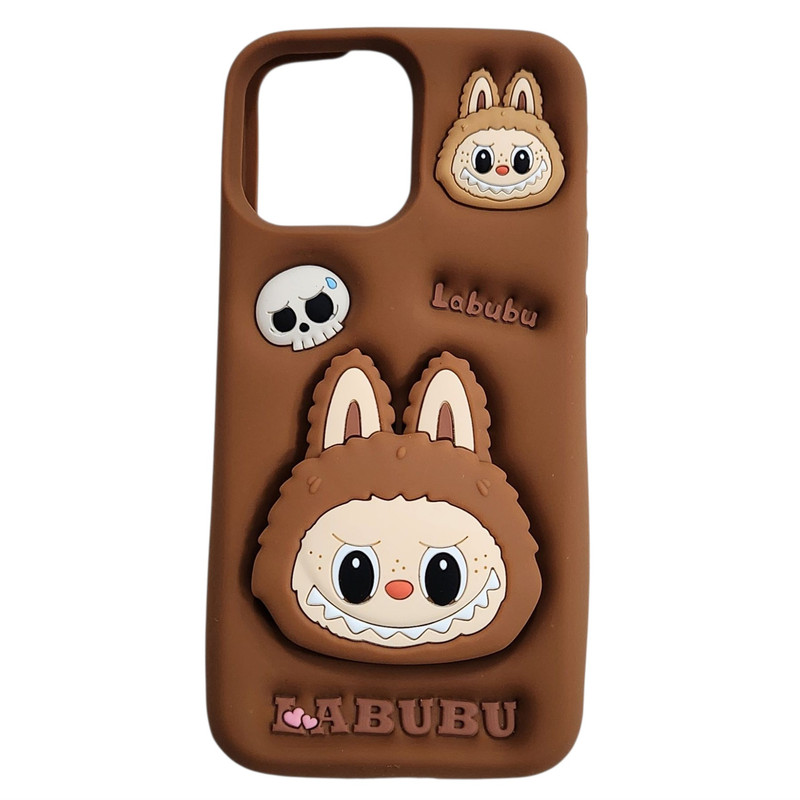 کاور مدل لبوبو طرح labubu مناسب برای گوشی موبایل اپل iphone 13 / 14 / 15