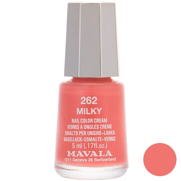 لاک ناخن ماوالا مدل Mini Milky شماره 262