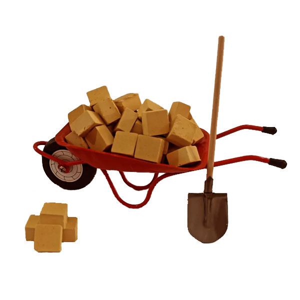 ساختنی 80 تکه کتابخانه آجری
مدل دیوارچینی