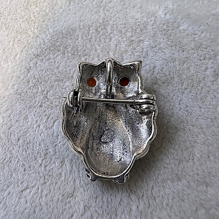 گل سینه نقره زنانه کد glsr-2448 گل سینه نقره زنانه کد glsr-2448