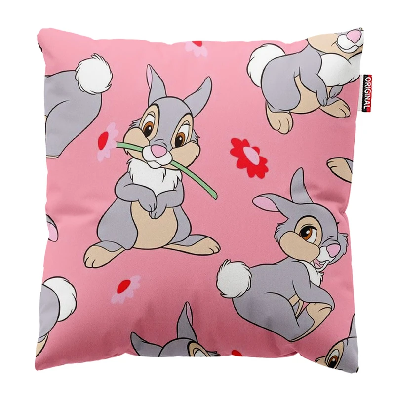 کوسن پاد آفرین طرح کارتونی بچگانه خرگوشی کد 2348 سایز 30*30 سانتی متر