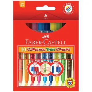 Faber Castel Connector Twist 10 Color Crayon