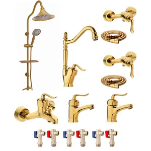 ست شیرآلات رز مدل بیزانس نایس مجموعه 15 عددی