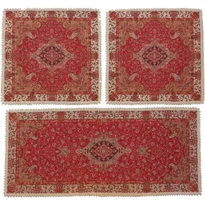ست سه تکه رومیزی ترمه کد TRSETE4