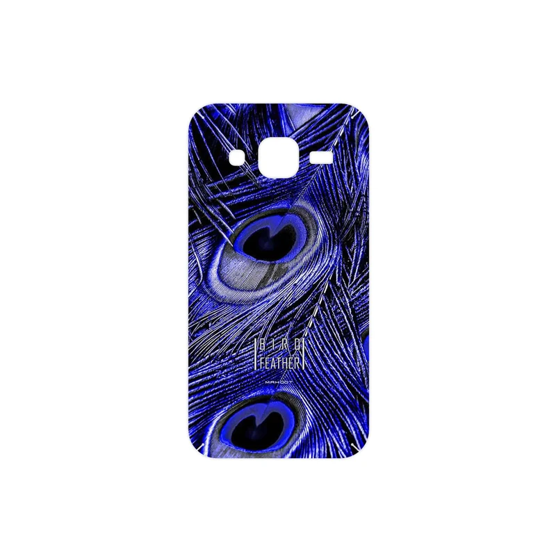 برچسب پوششی ماهوت مدل Purple Feather مناسب برای گوشی موبایل سامسونگ Galaxy Core Prime
