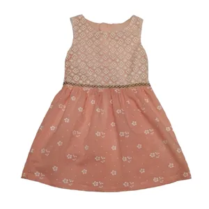 پیراهن دخترانه مدل کمر مرواریدی