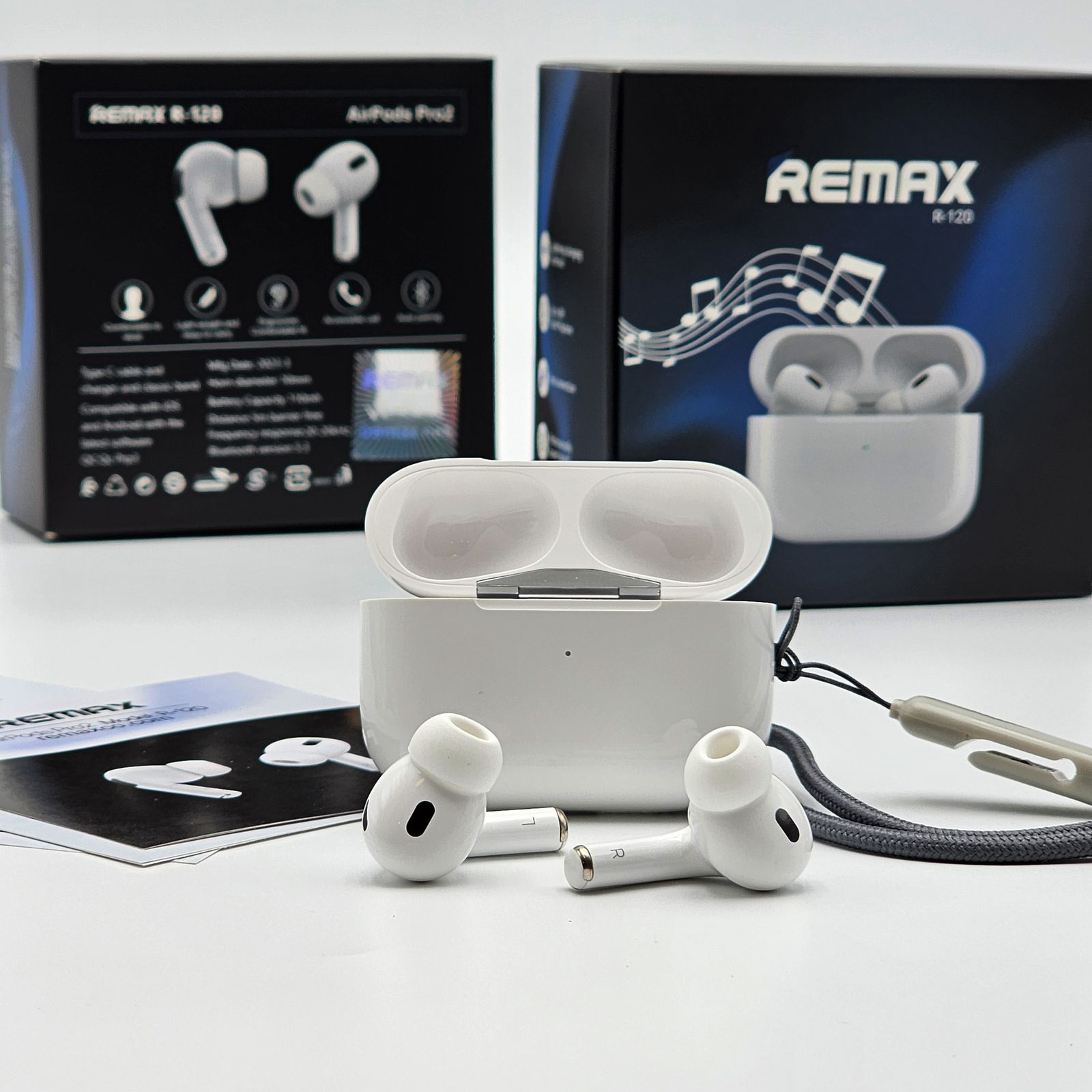 هدفون بلوتوثی ریمکس مدل  AirPods Pro 2nd Type-C -  - 19