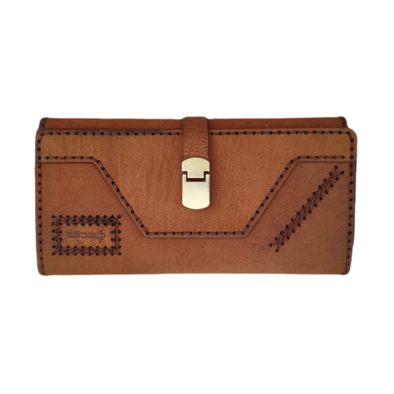 کیف پول مدل چرم طبیعی بزی دقت سگک دار NG-wl168