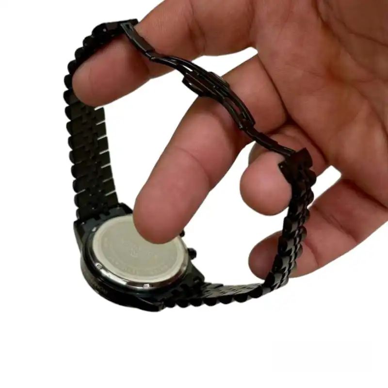 ست ساعت مچی عقربه ای زنانه و مردانه رومانسون مدل سه موتور فعال کرنوگراف کد 2096