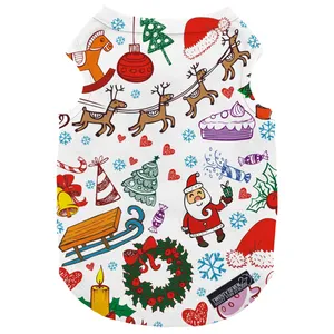 لباس سگ و گربه 27 طرح Christmas Full کد MH673 سایز L