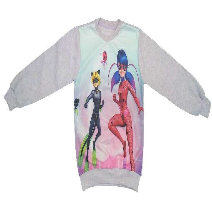 سویشرت دخترانه مدل دختر کفشدوزکی و پسر گربه ای 20