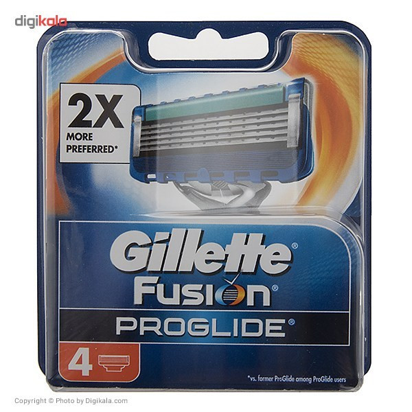تیغ یدک ژیلت مدل Fusion Proglide بسته 4 عددی