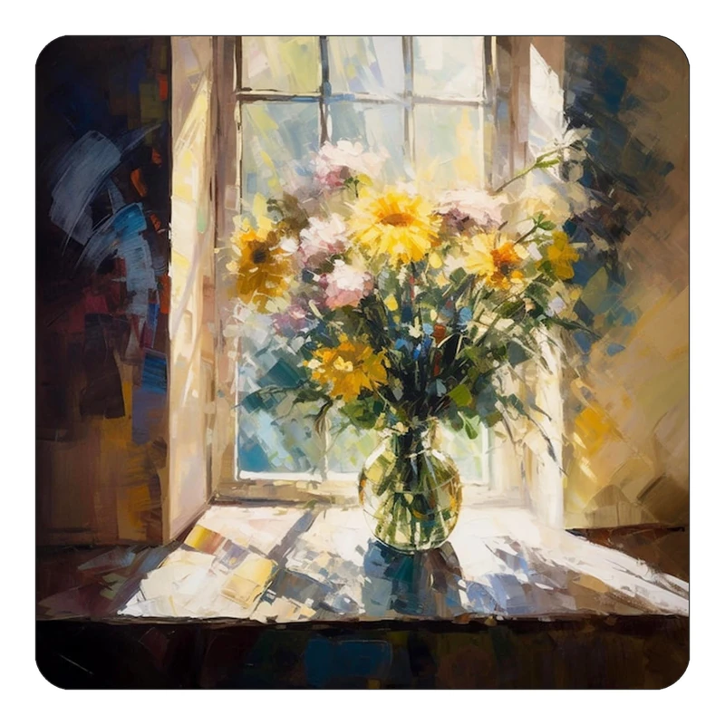 مگنت کاکتی طرح نقاشی رنگ روغن مدل mp69485