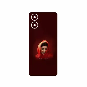 MAHOOT Portrait of an Indian Woman Cover Sticker for Motorola Moto G04s