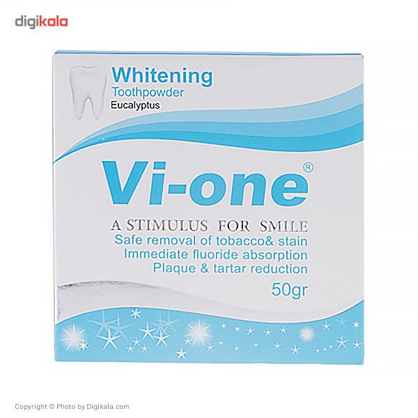 پودر سفید کننده دندان وی وان مدل Eucalyptus وزن 50 گرم