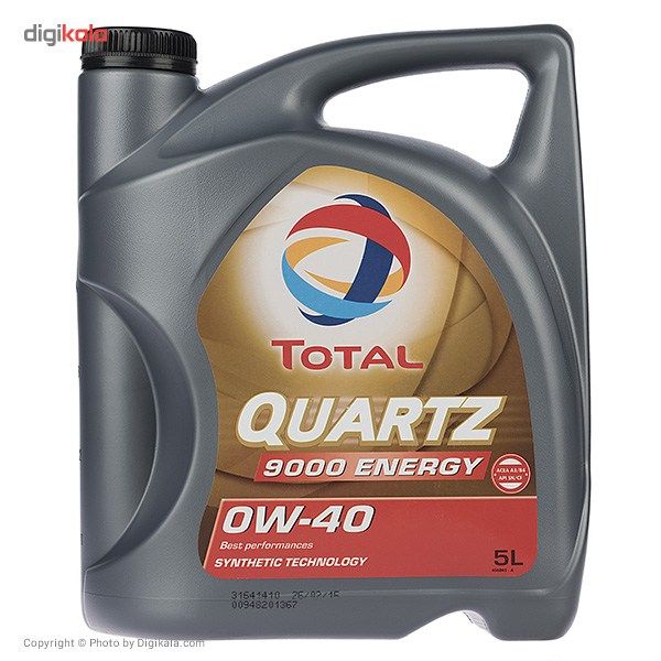روغن موتور خودرو توتال مدل Quartz 9000 Energy حجم پنج لیتر 0W-40 روغن موتور خودرو توتال مدل Quartz 9000 Energy حجم پنج لیتر 0W-40