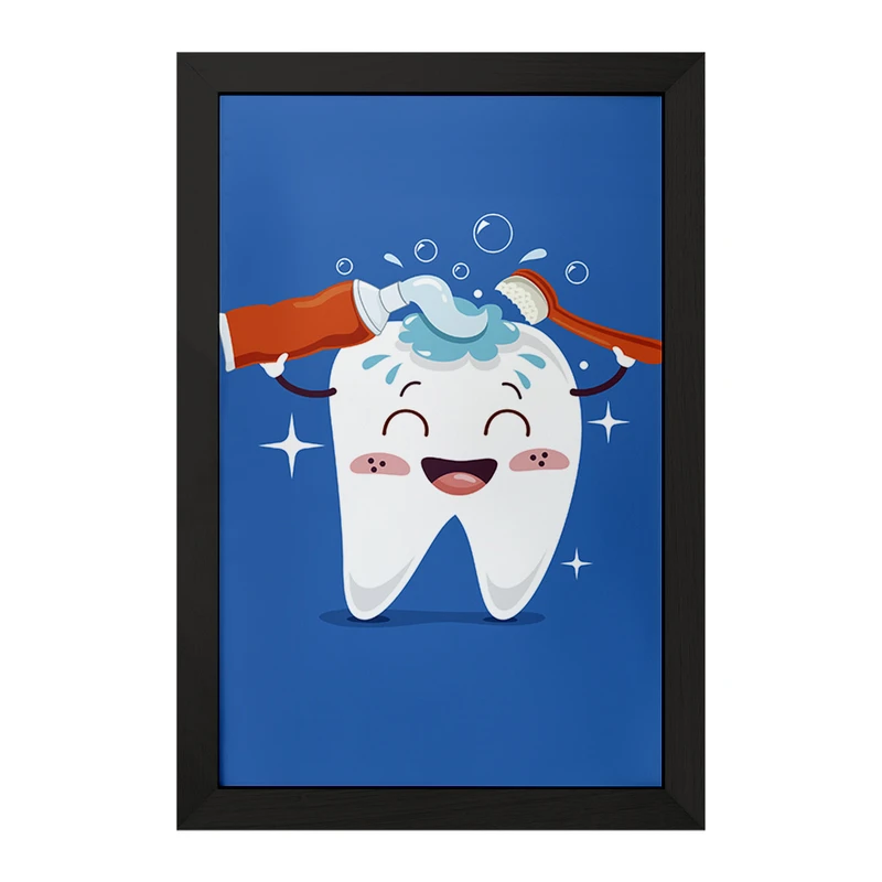 تابلو خندالو مدل دندان و دندان پزشکی کودکانه کد 36749