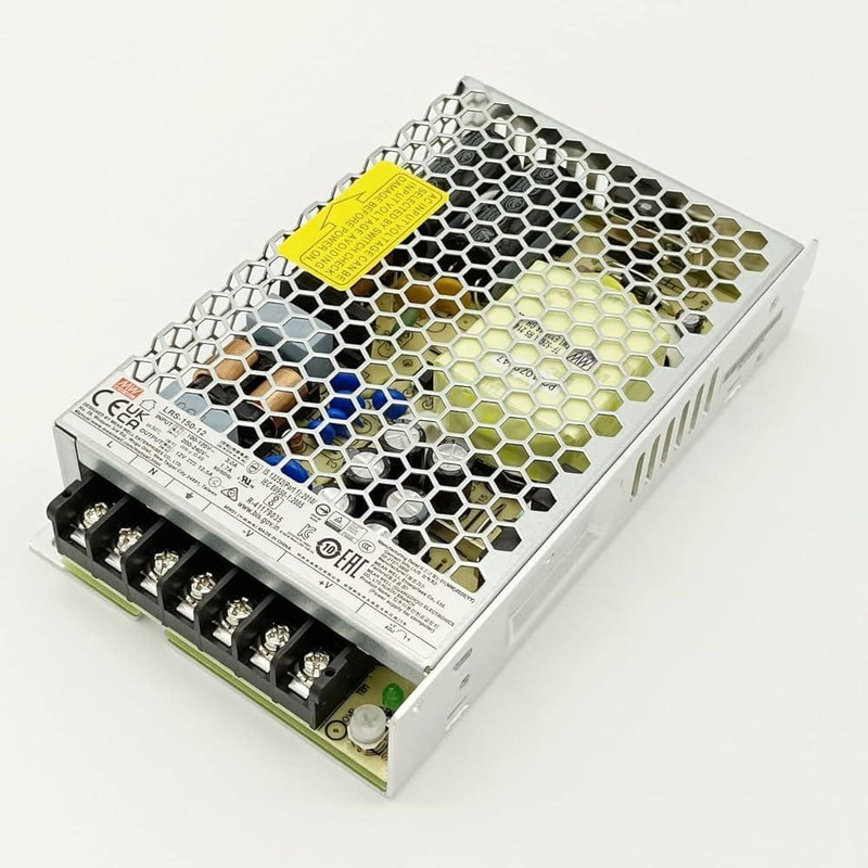 منبع تغذیه 12 ولت 12.5 آمپر مینول مدل LRS-150-12 منبع تغذیه 12 ولت 12.5 آمپر مینول مدل LRS-150-12