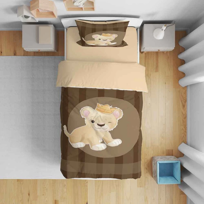 سرویس روتختی نوپه هوم مدل بچه شیر T5956 تکنفره 5 تکه