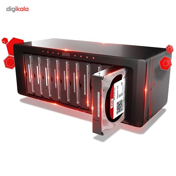 هارددیسک اینترنال وسترن دیجیتال مدل Red Edition Pro ظرفیت 2 ترابایت 64 مگابایت کش WD2001FFSX