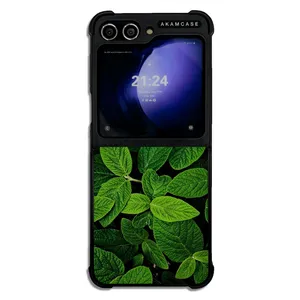 AKAM AMC-WSGZFLIP5-LEAVES-34 Cover For Samsung Galaxy Z Flip 5