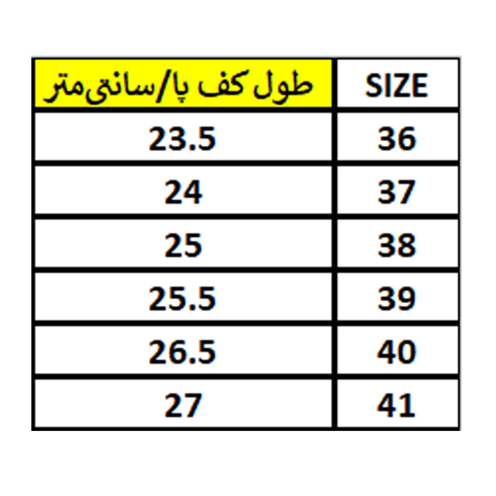 کفش روزمره زنانه کرمانی مدل چرم دستدوز طبیعی کد 510 رنگ خاکی -  - 6