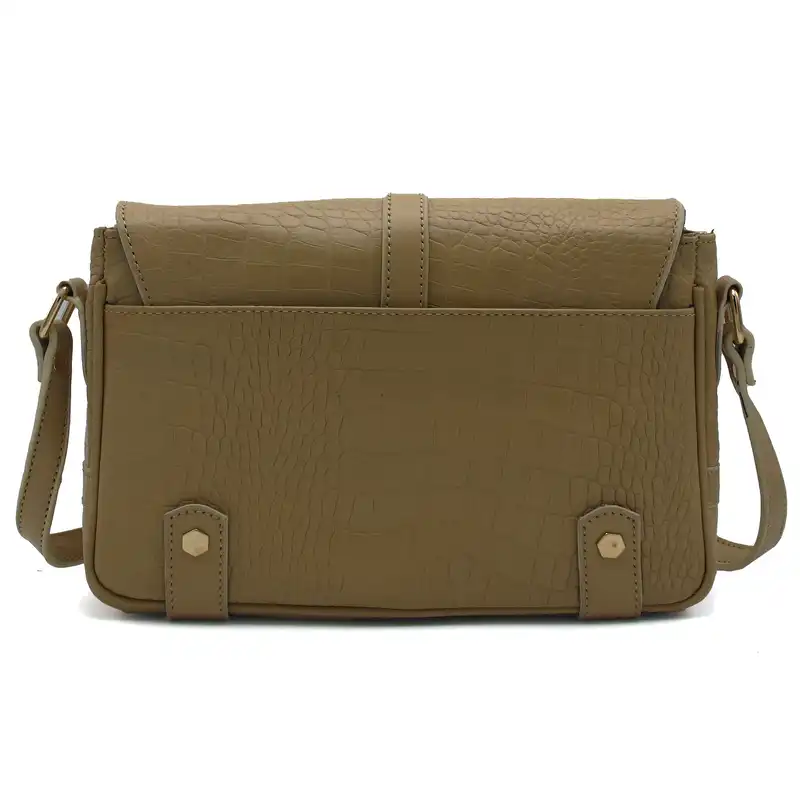 کیف رودوشی زنانه مدل چرم طبیعی کروکو MRS134